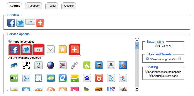 Create a website and share it with AddThis Create a website and share it with AddThis