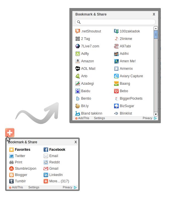 Create a website and share it on social networks