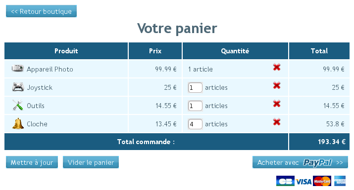 Paiement s&eacute;curis&eacute; sur votre boutique en ligne