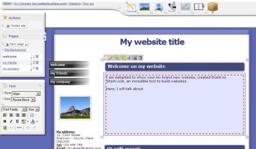 Website editor