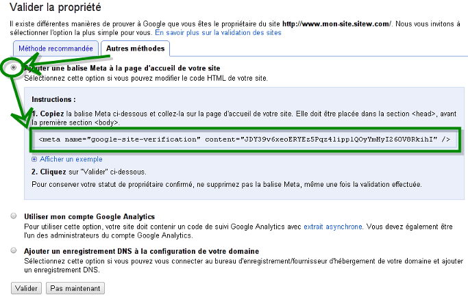 Am&eacute;liorer le r&eacute;f&eacute;rencement de son site cr&eacute;&eacute; avec SiteW