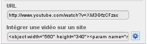 Ins&eacute;rer vid&eacute;o Youtube sur son site