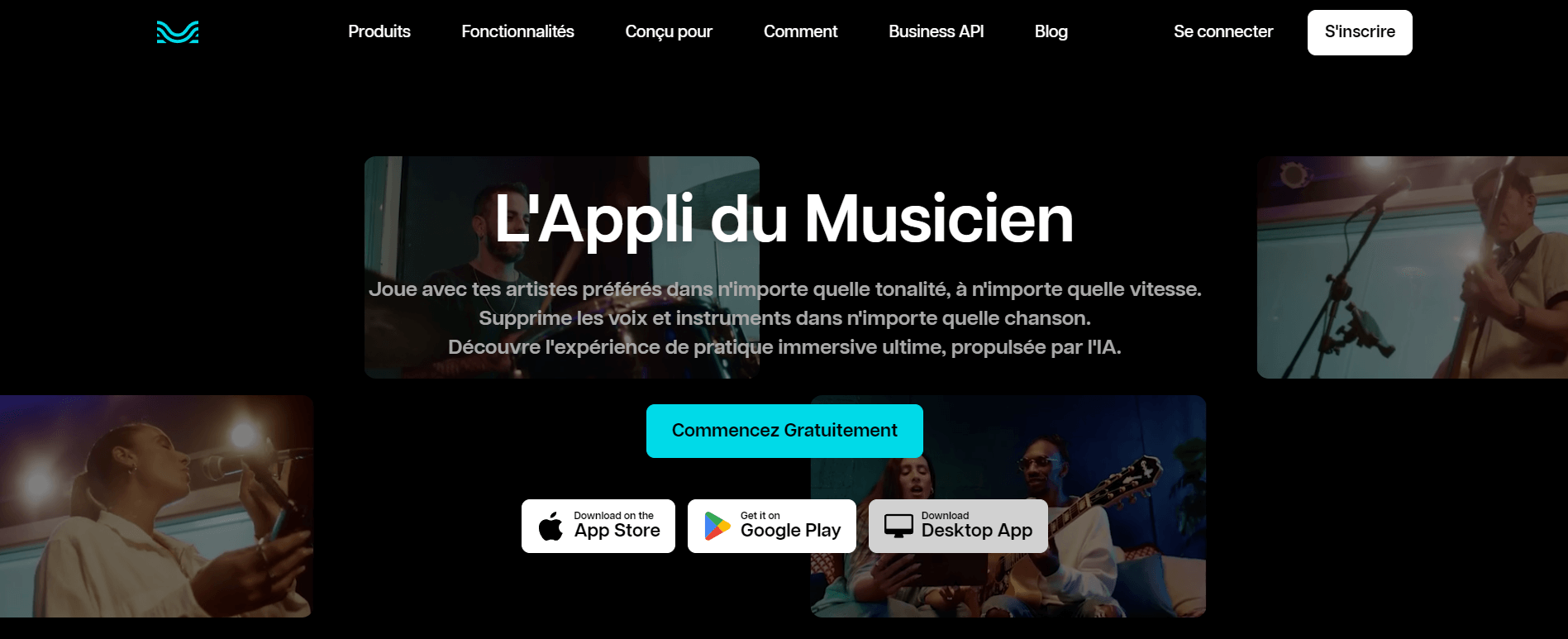 Outils IA musique : Moises.ai