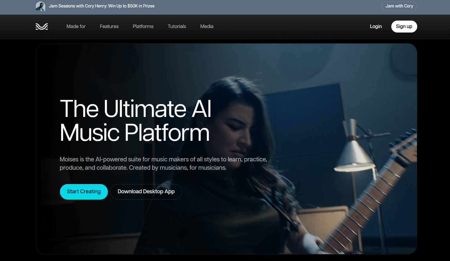 Moises.ai, AI-powered stem extractor