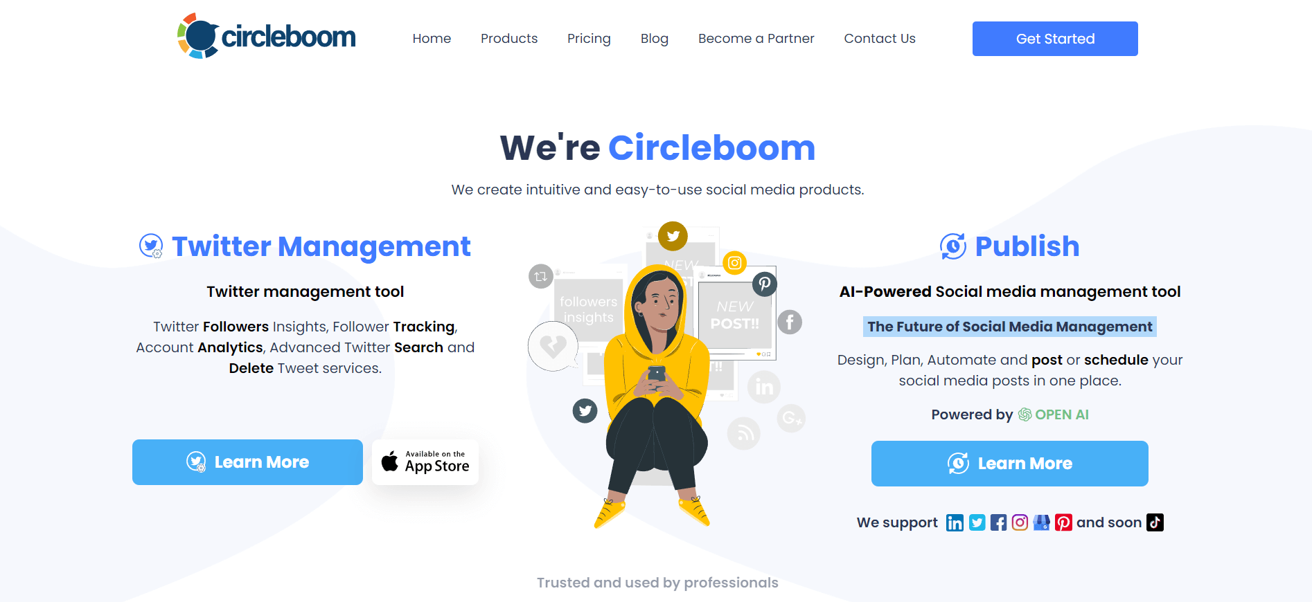 Outil IA pour les réseaux sociaux : Circleboom