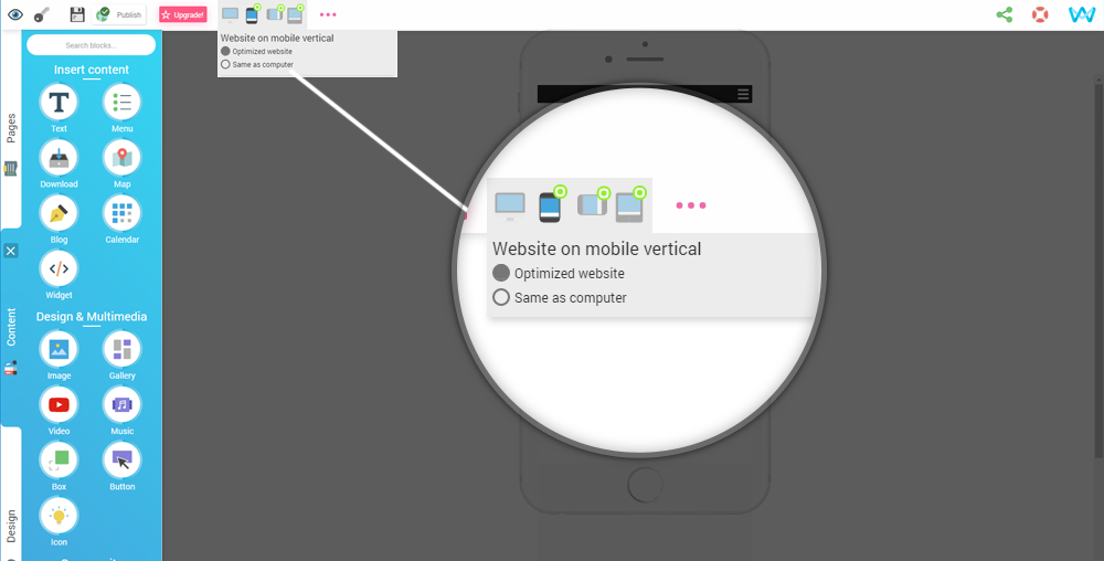 Optimize Your site For Mobiles, Smartphones And Tablets