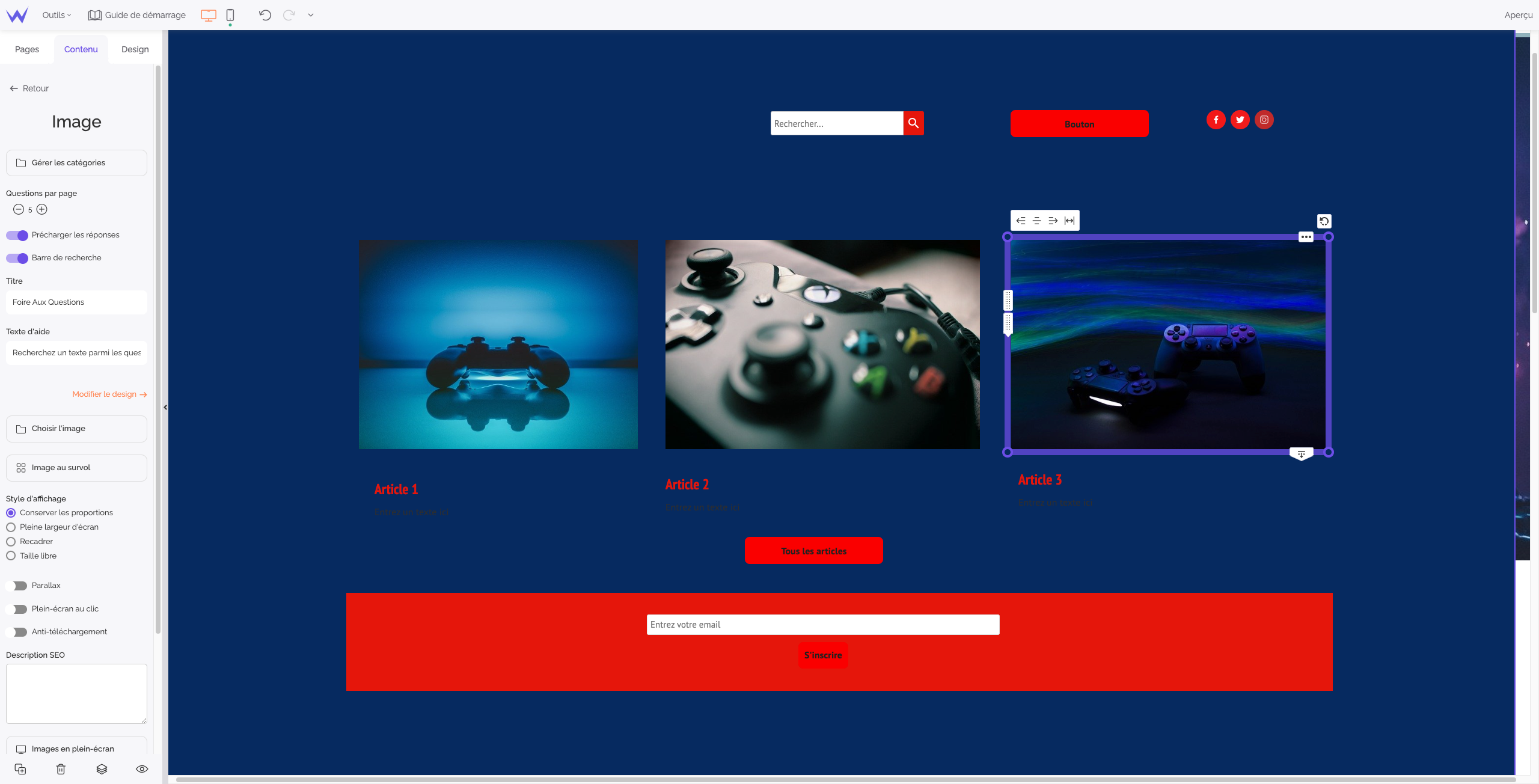 module image gaming sitew