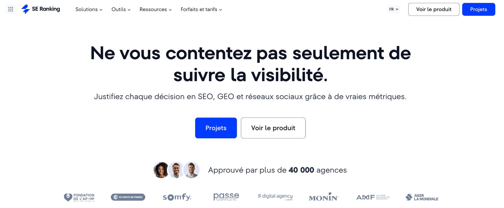 SE Ranking outil IA SEO : SE Ranking