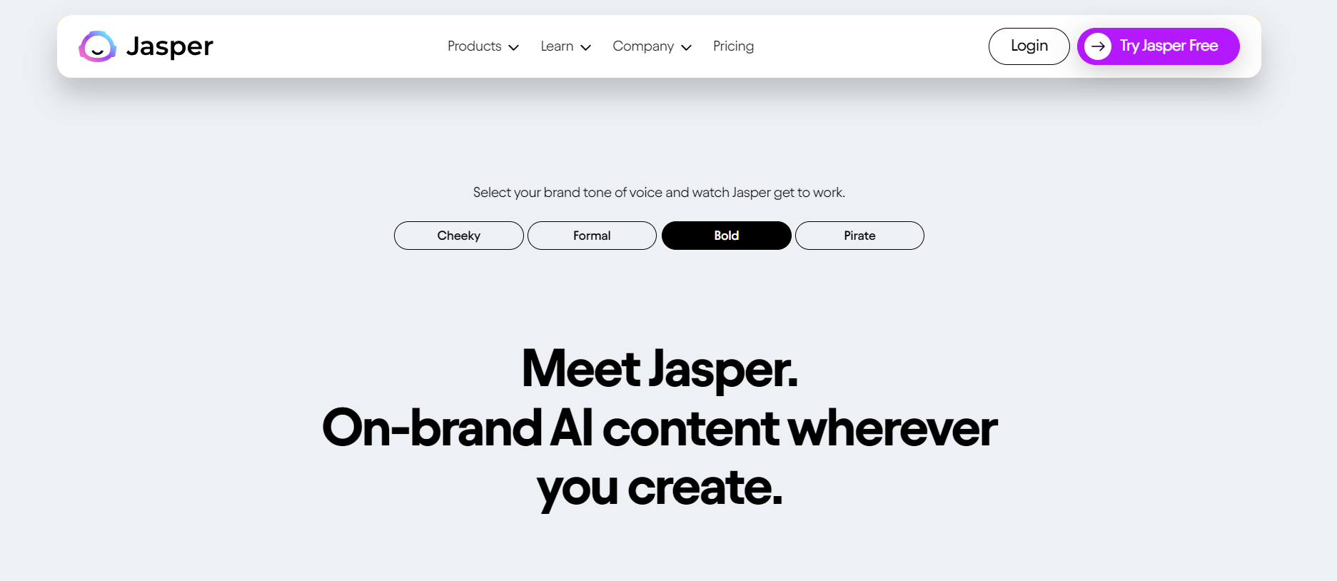 Outil IA pour le SEO : Jasper AI