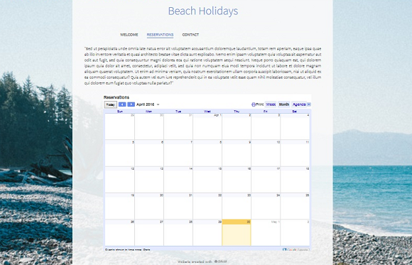 Crear un calendario de Google en mi sitio web