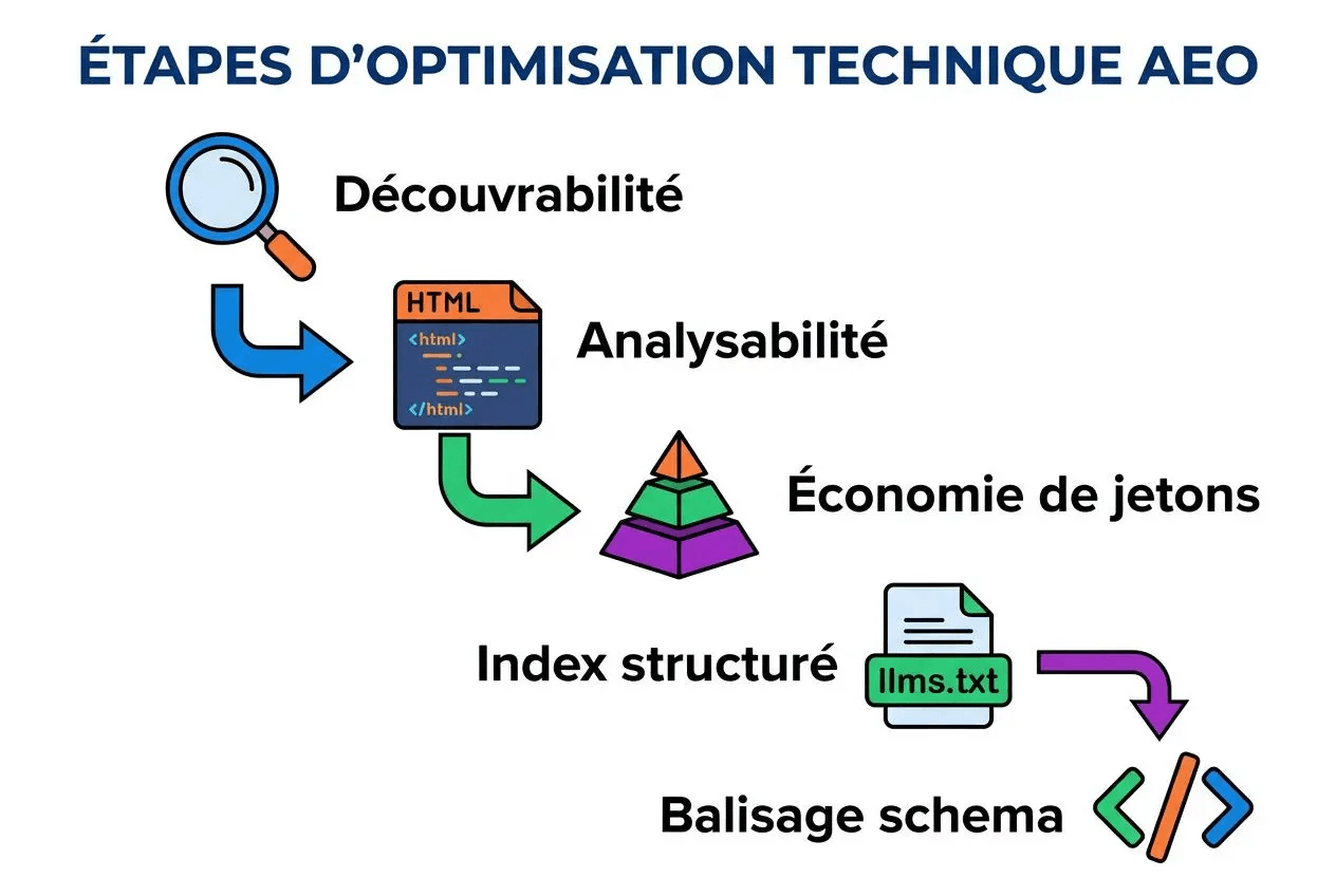 étapes optimisation recherche moteurs génératifs