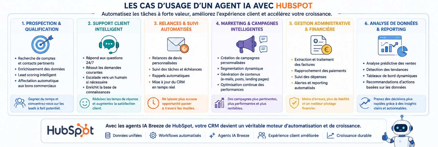 cas d'usage agents IA