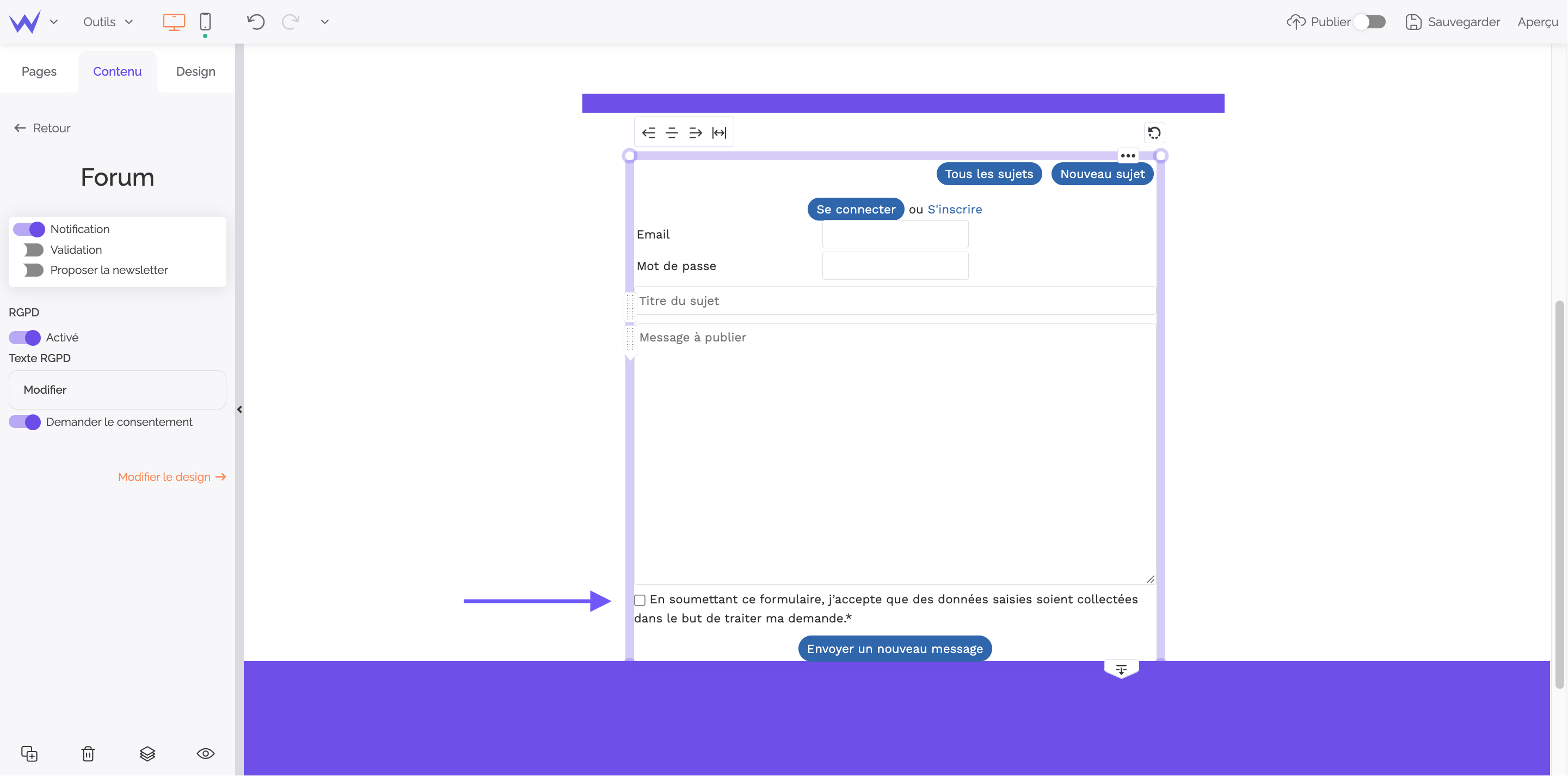 module forum sitew