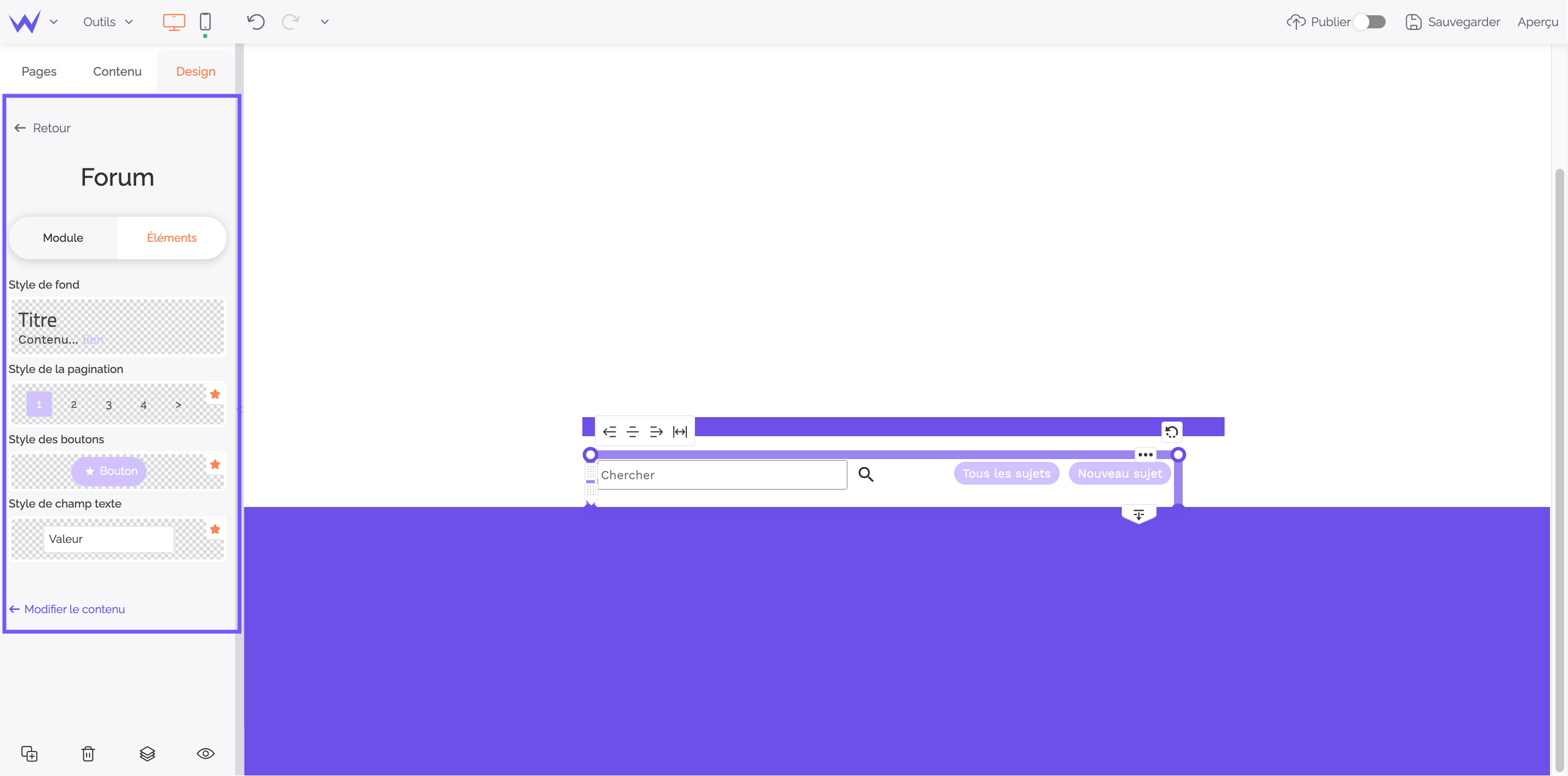 module forum sitew