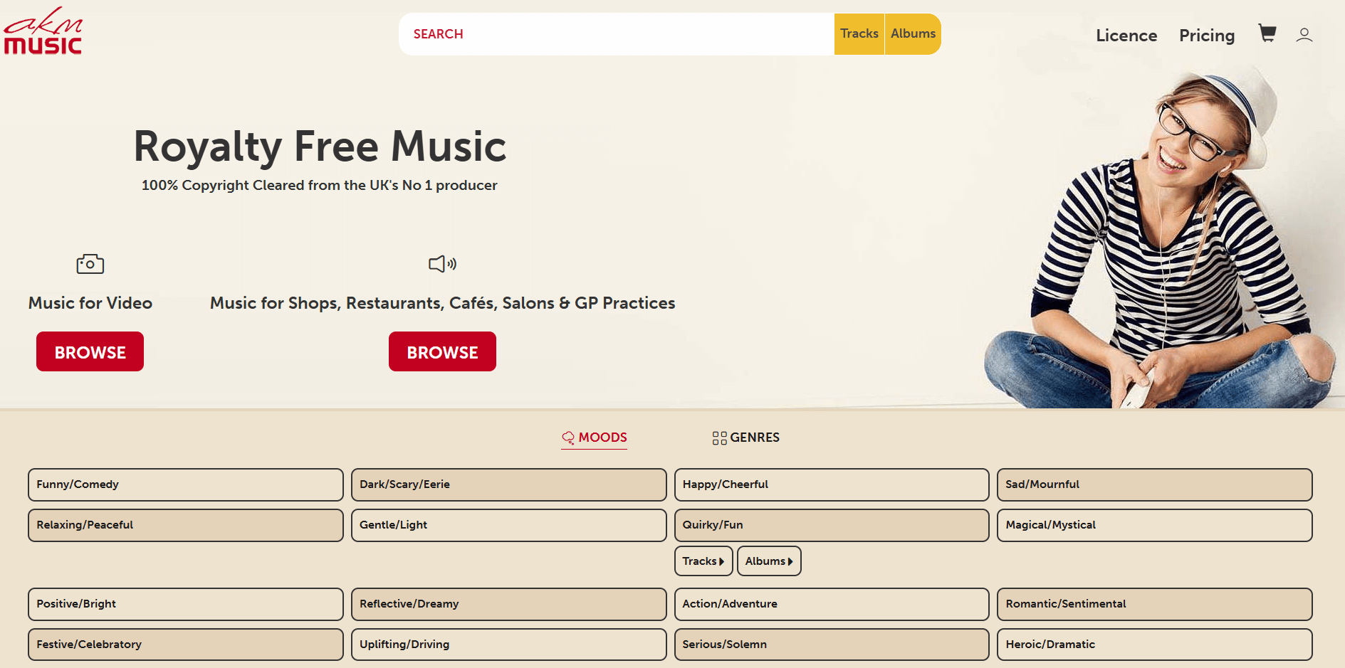 homepage AKM Music