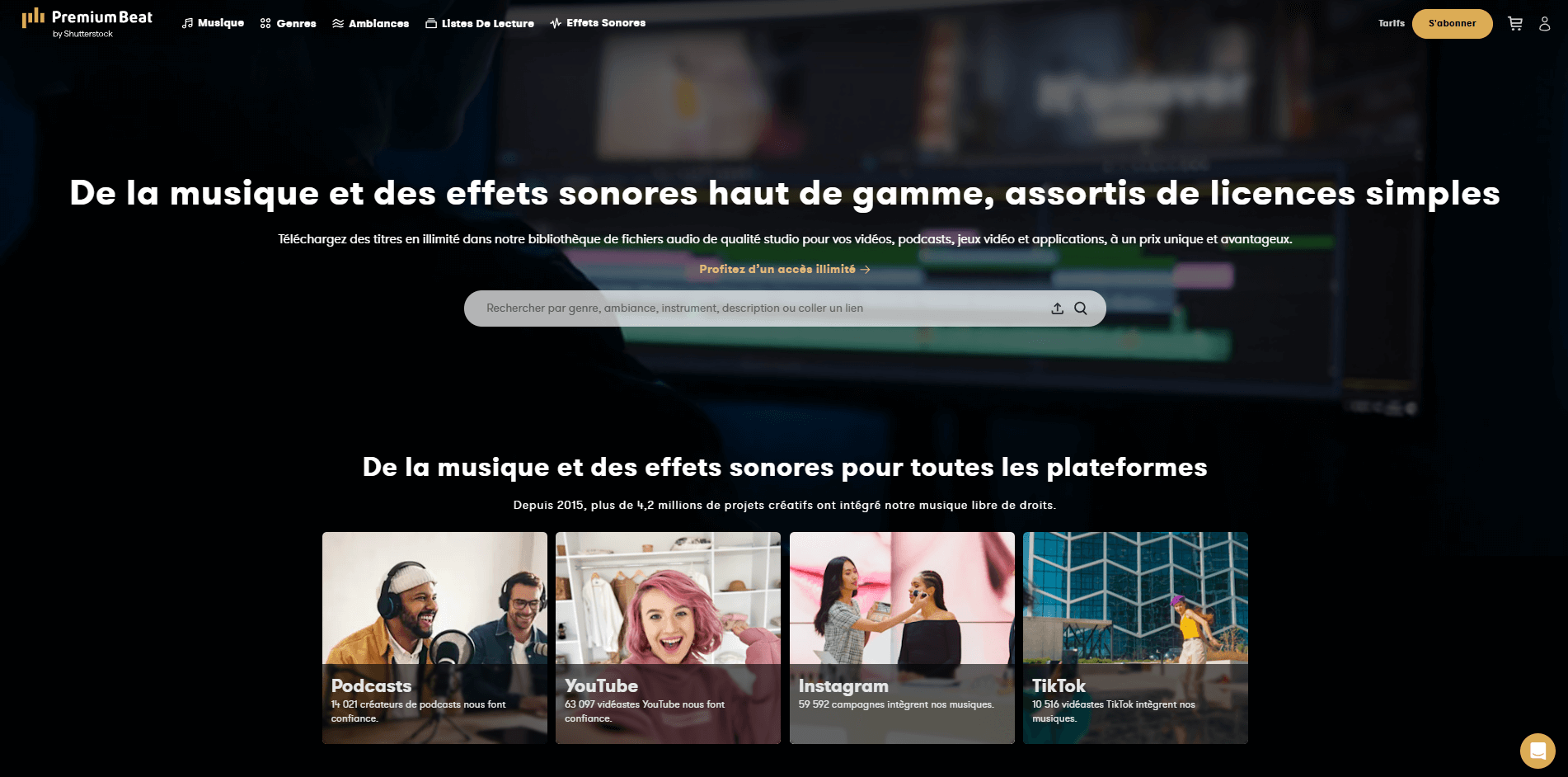 homepage PremiumBeat