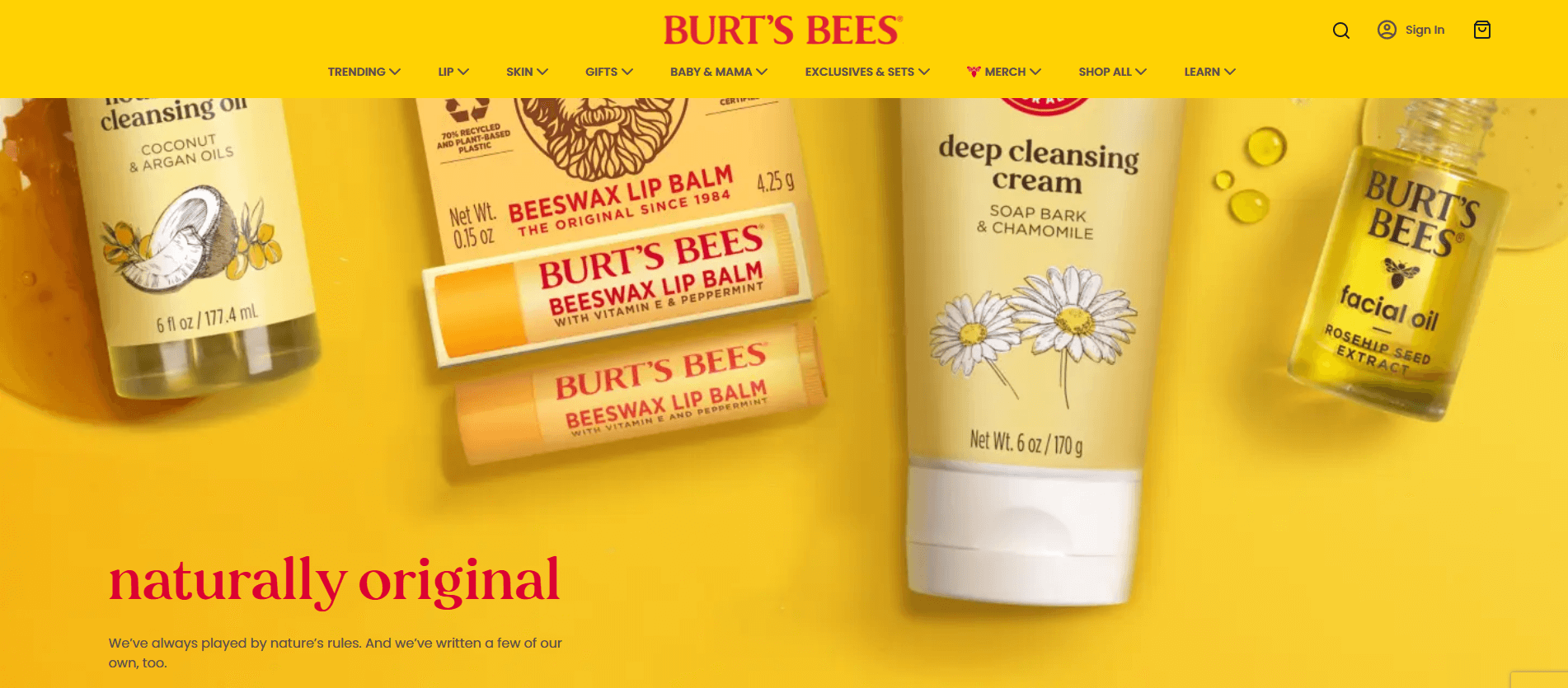 Ciblage clients de Burt's Bees