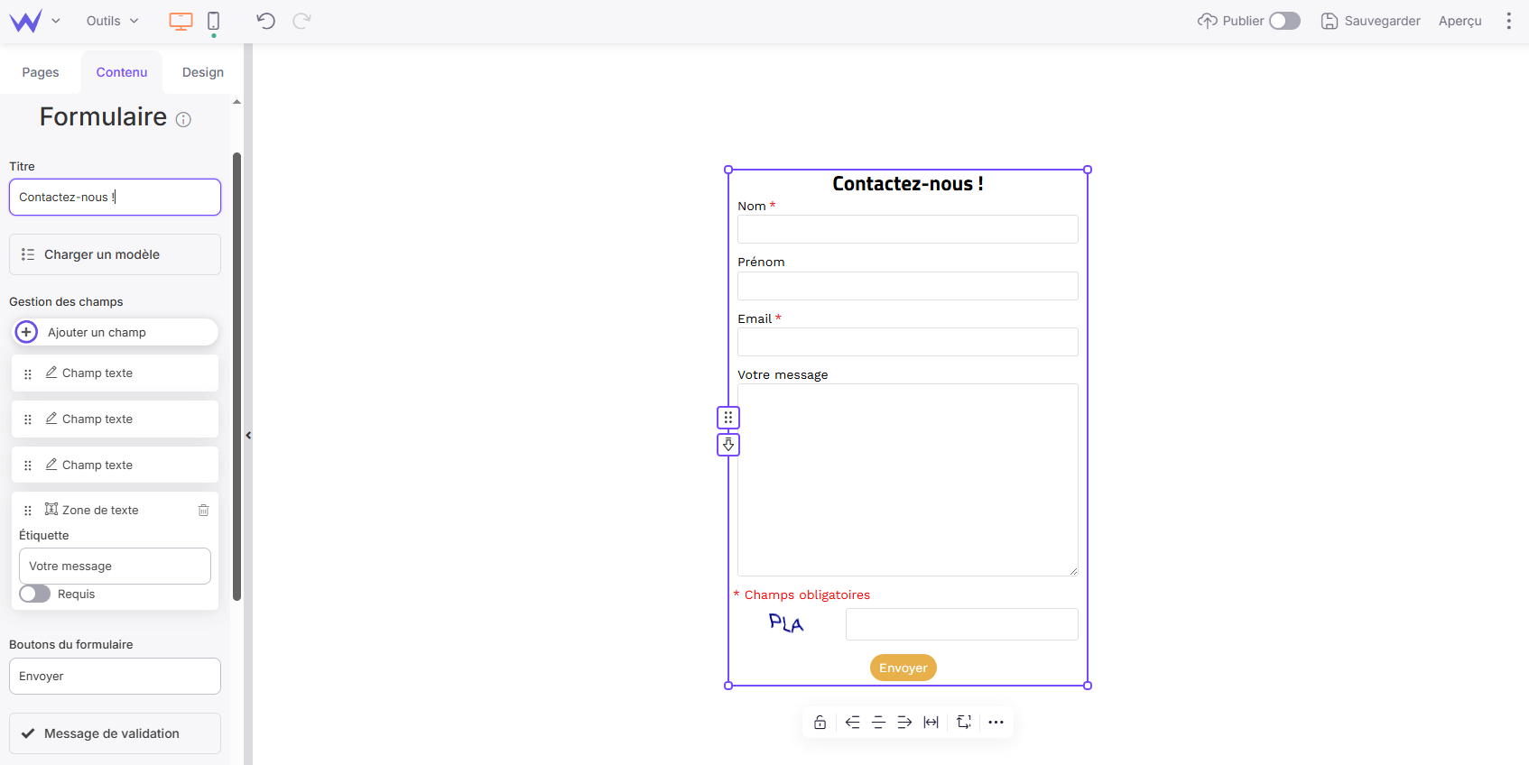 formulaire contact pour son site web formulaire de contact
