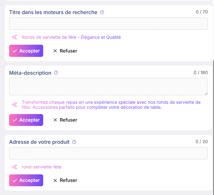 IA pour le référencement fontion IA pour le SEO