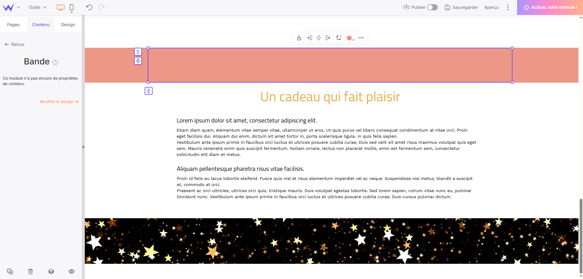 design ssite cadeaux exemple design site cadeaux