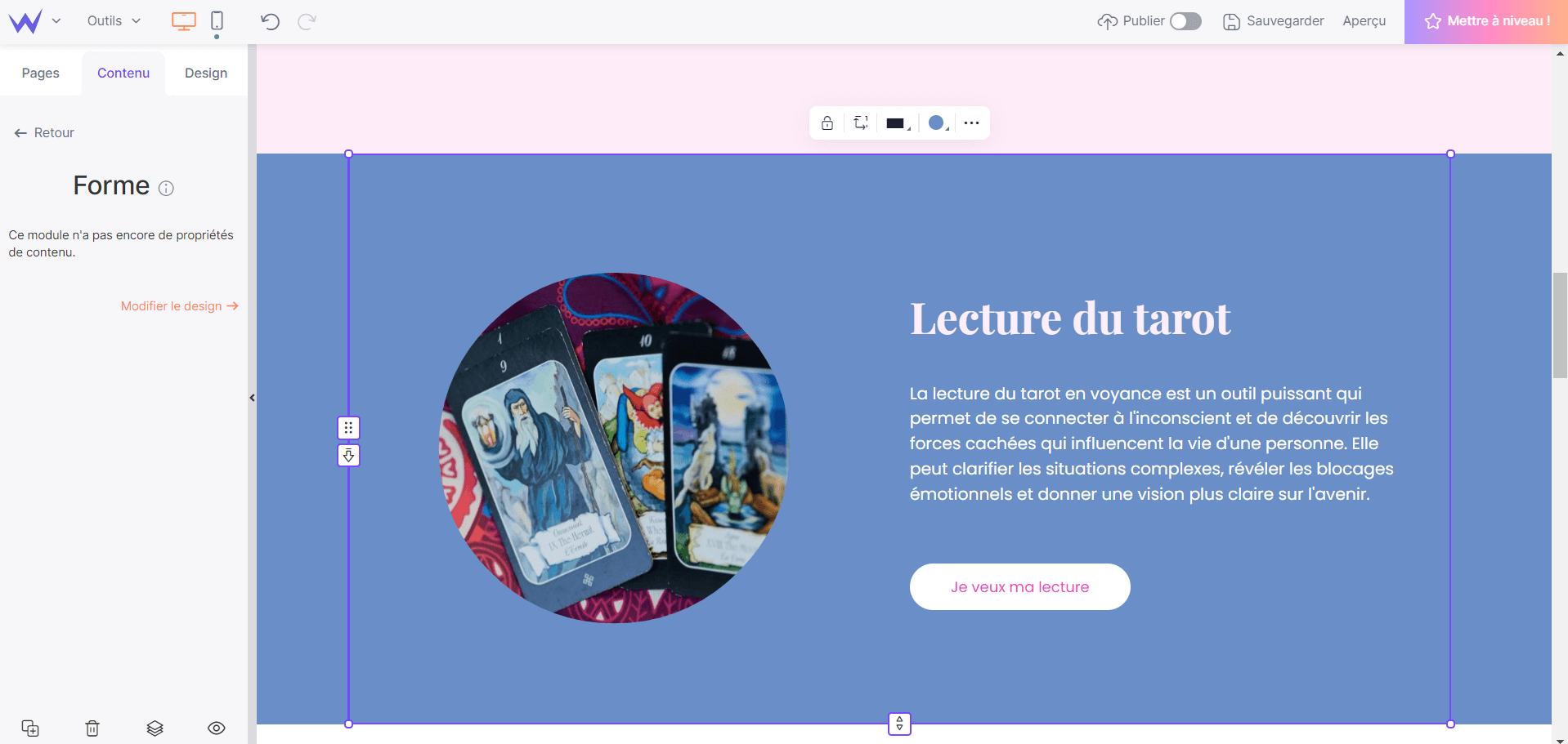 webdesign : utiliser des formes géométriques pour créer des sections