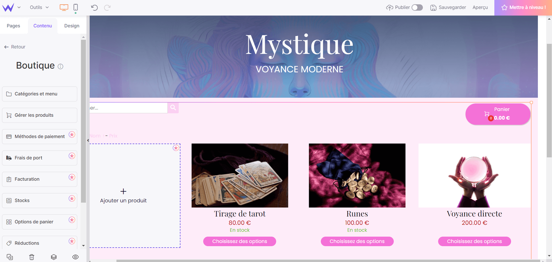 ajouter une boutique en ligne à son site internet