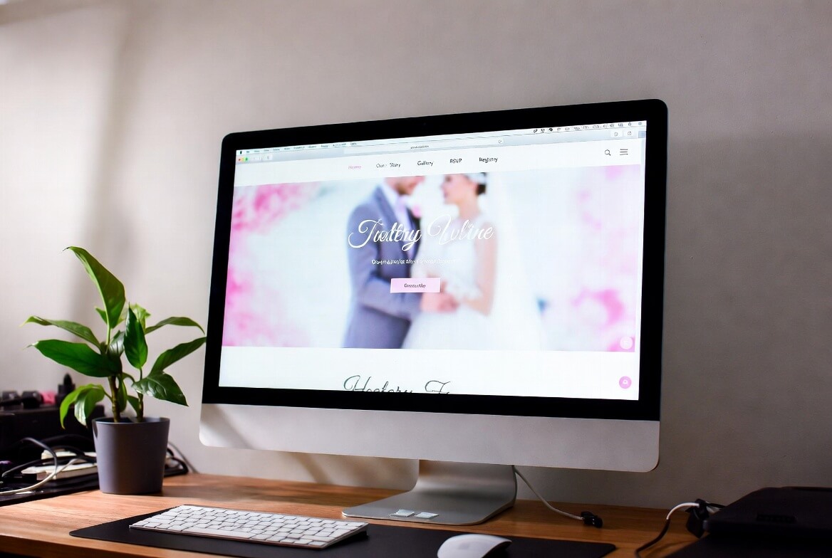 création de site wedding planner