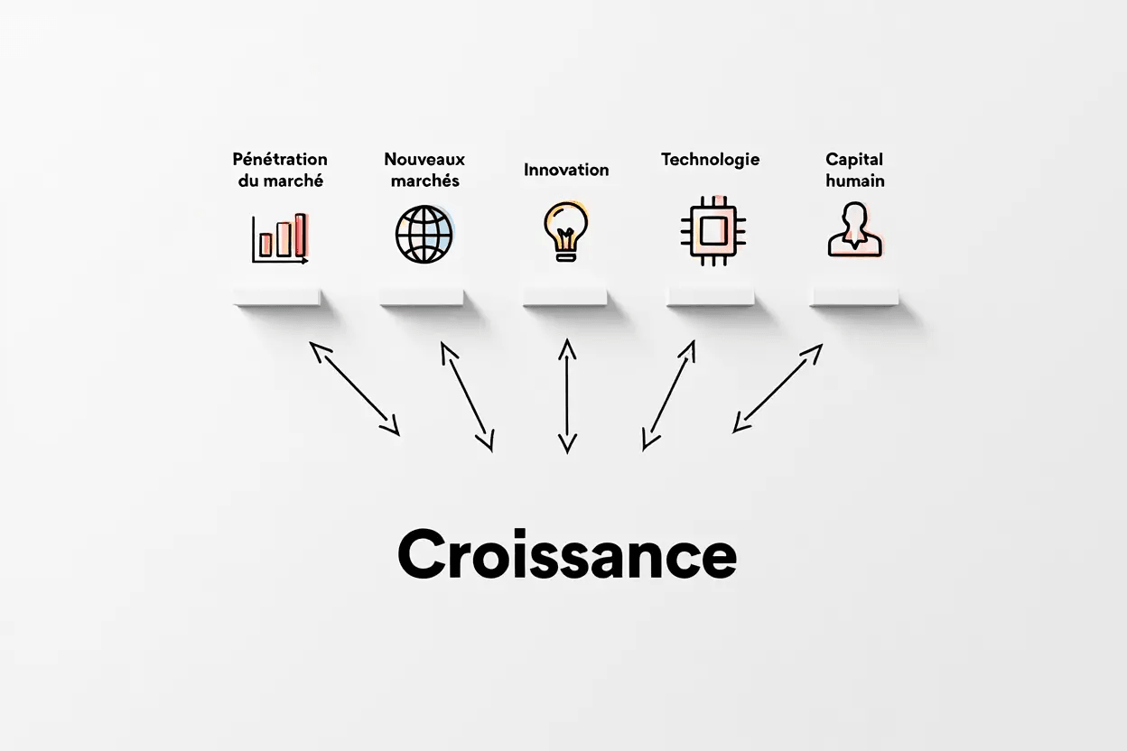piliers croissance entreprise