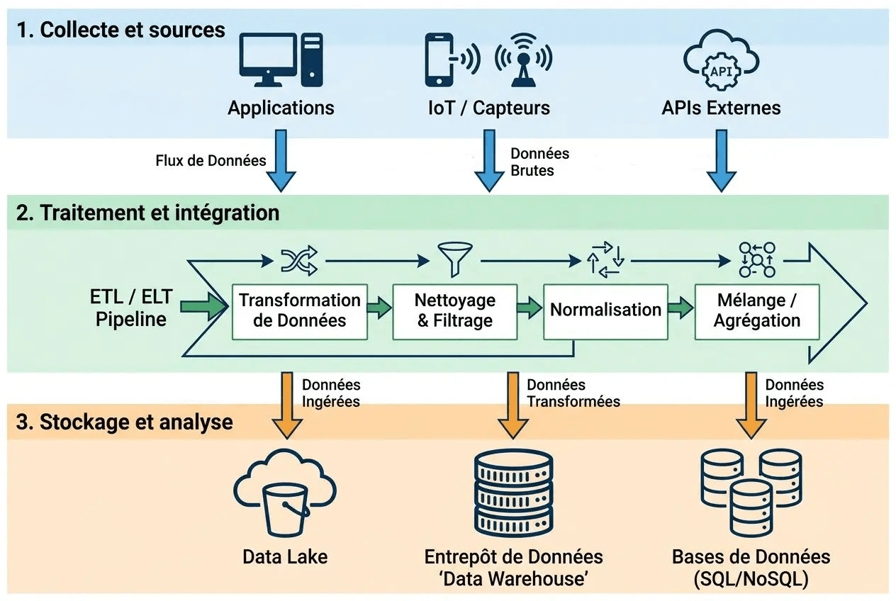 cycle de vie des données processus data management