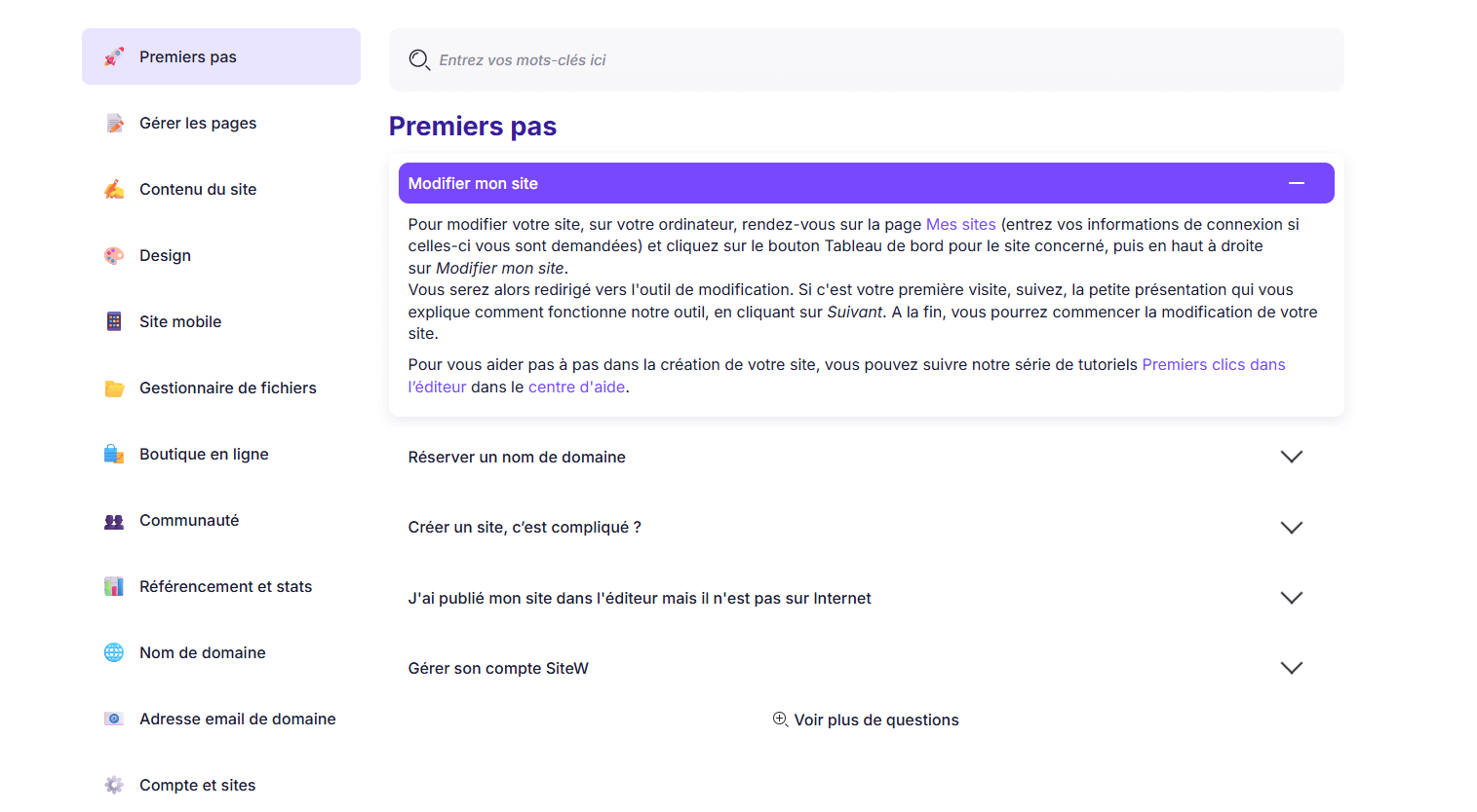 onglets accordéon UI