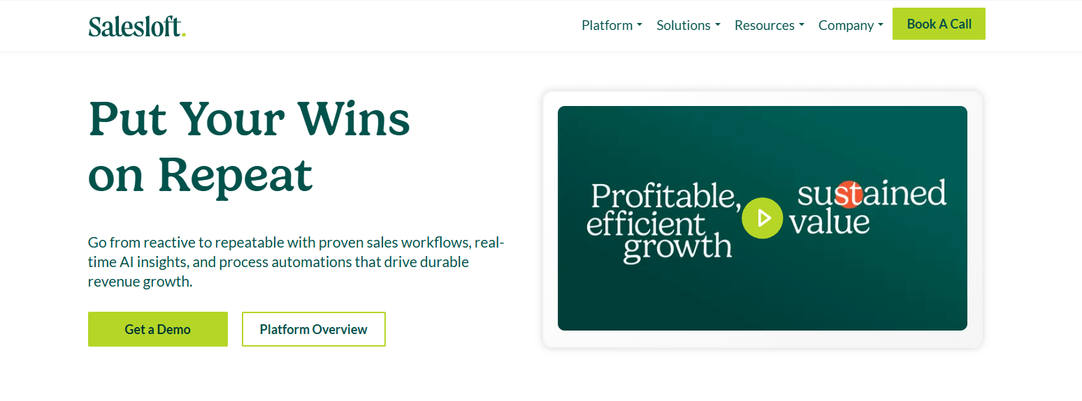 Outil IA d'emailing : Salesloft / Drift