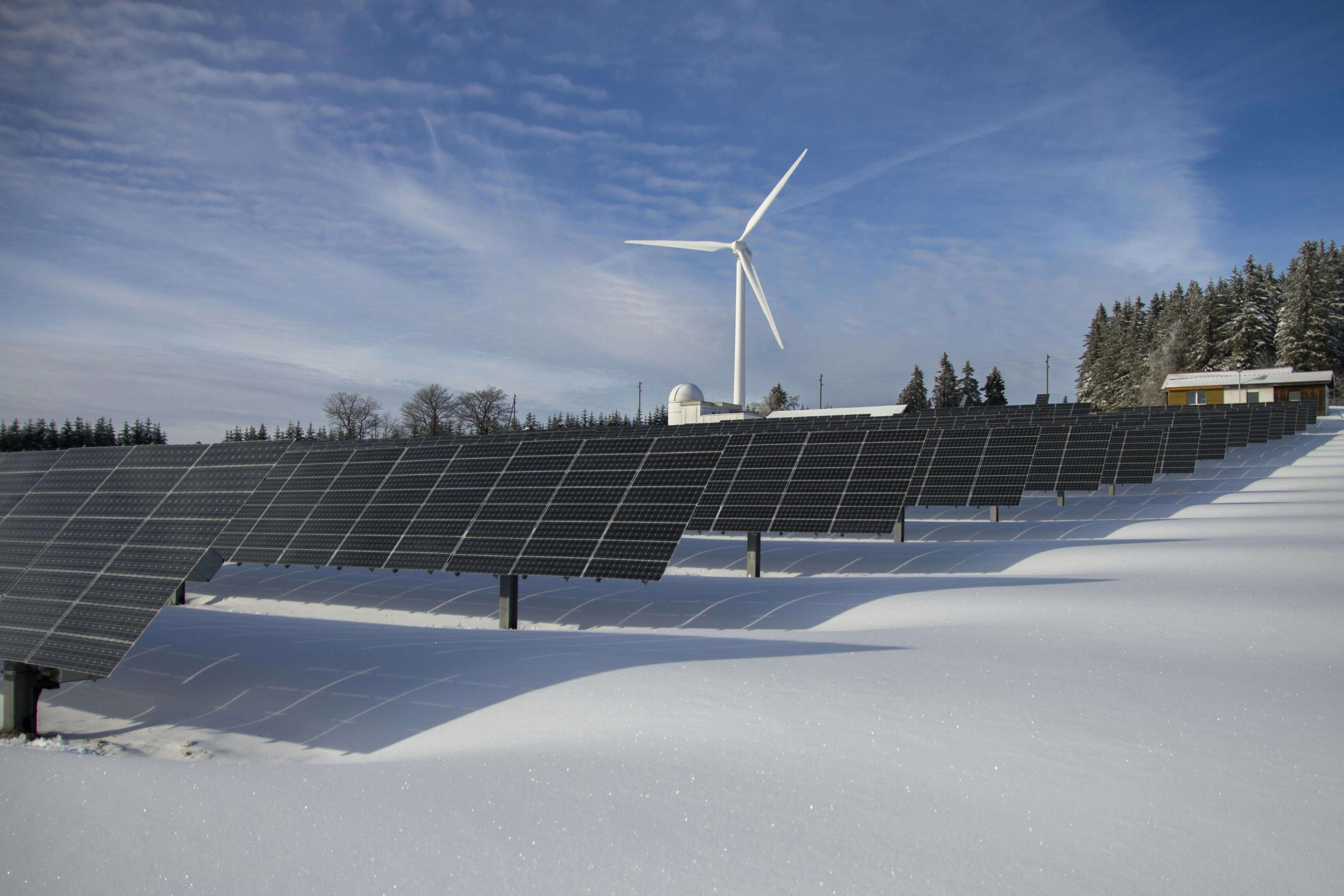 électricité éolienne et solaire