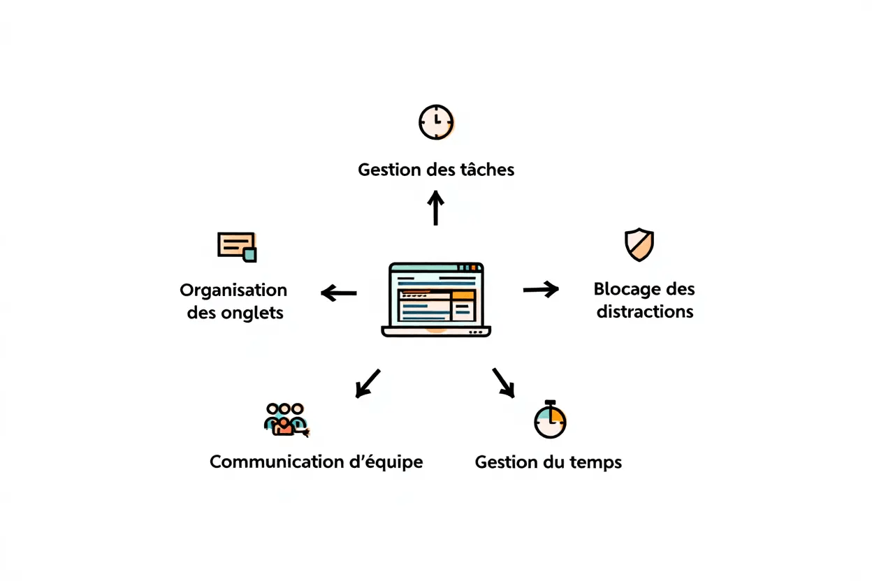 extensions Chrome productivité