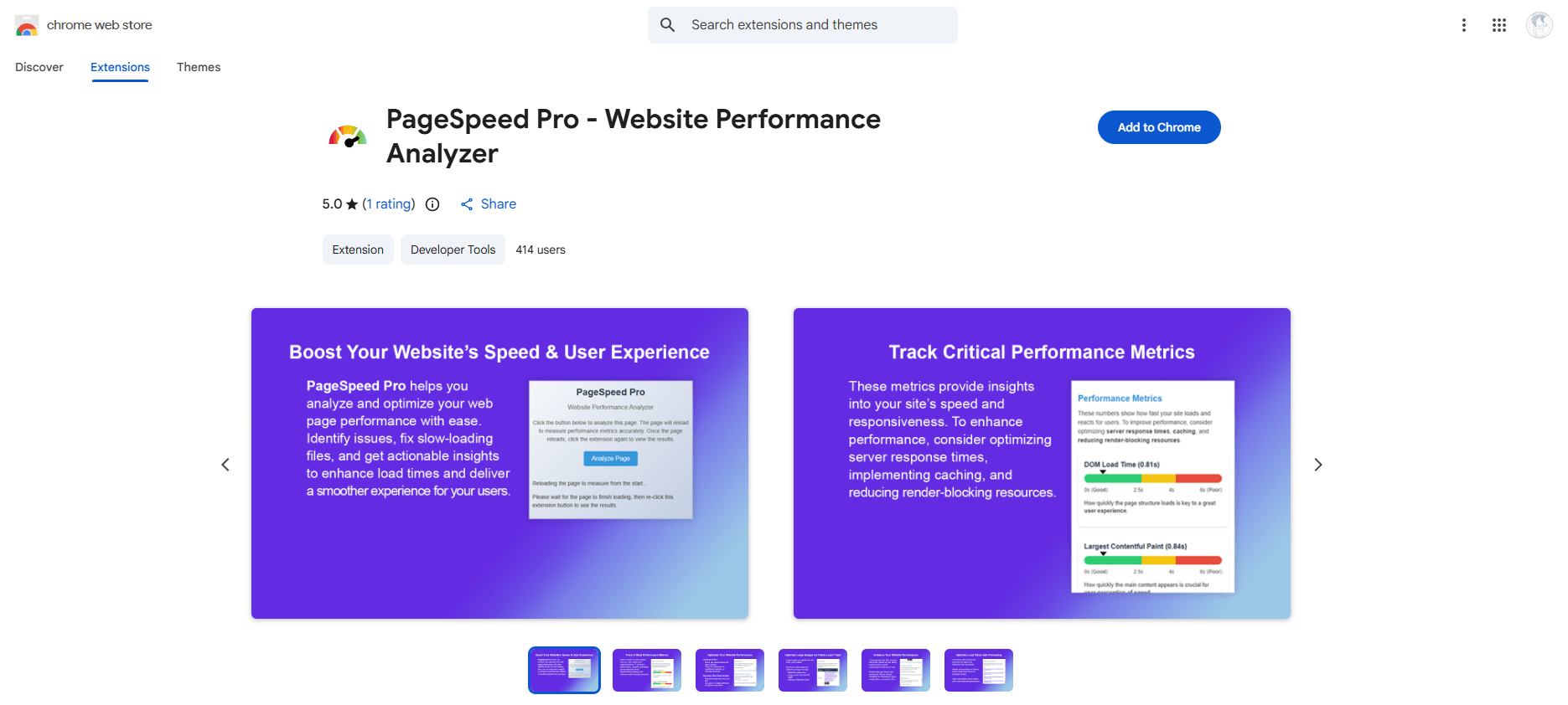 Performance Analyser plugin Performance Analyser