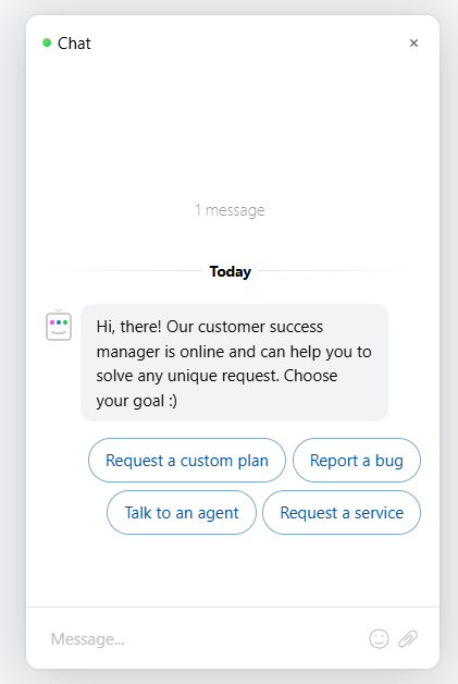 Tchat de Sitechecker