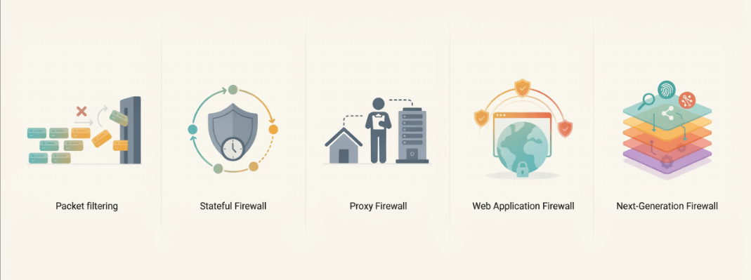 type de firewall type de pare-feu