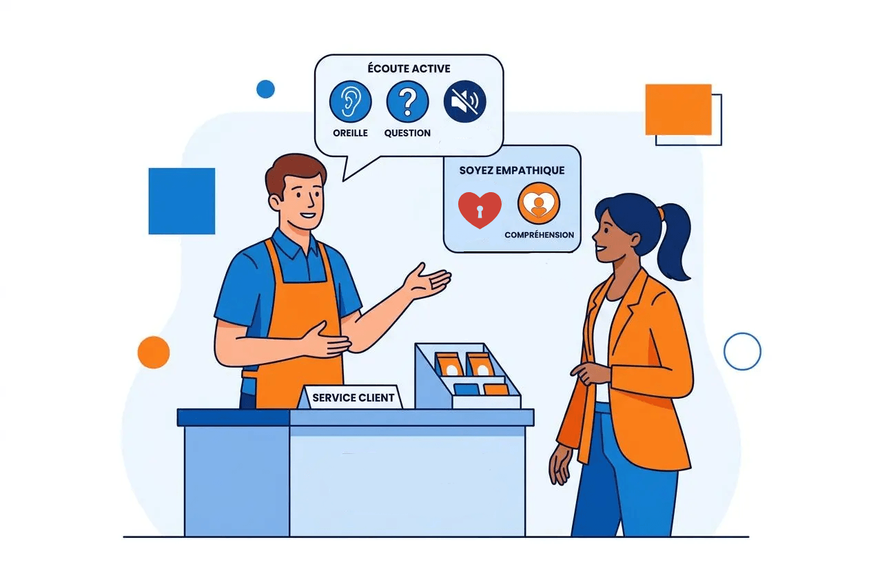 service client freins à l'achat
