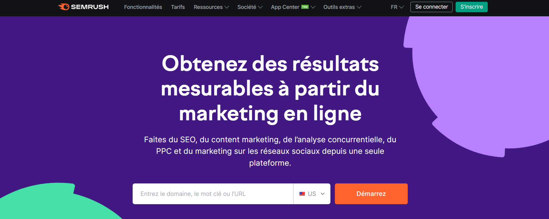 Outils pour la création de contenu : SEMrush