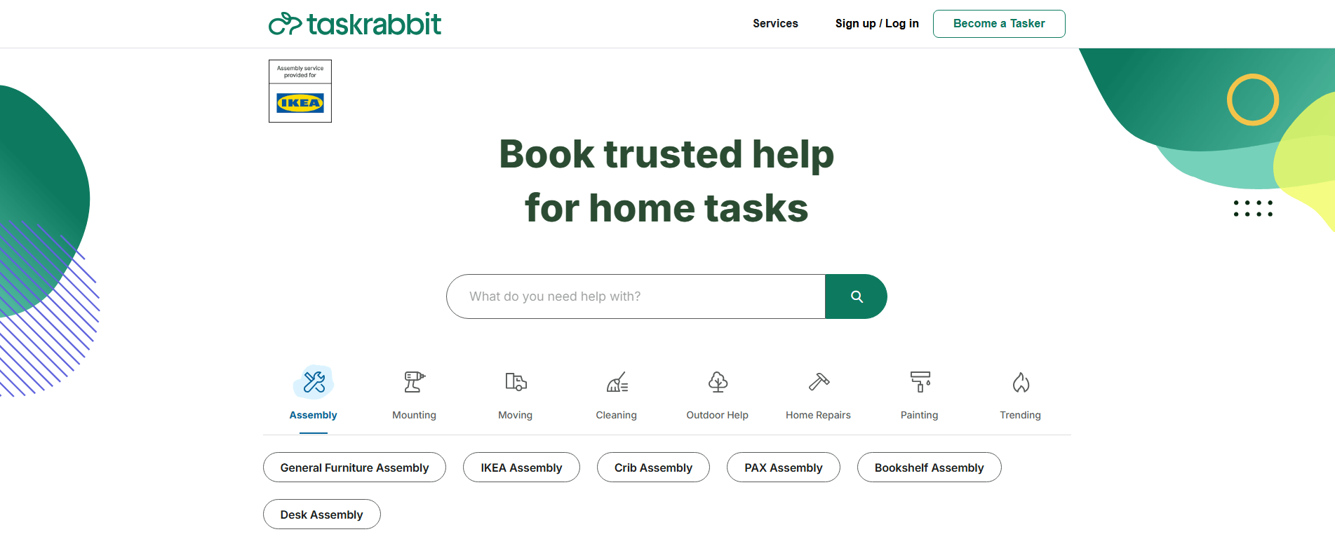 échanger des services locaux avec Taskrabbit Taskrabbit, plateforme de freelance locale
