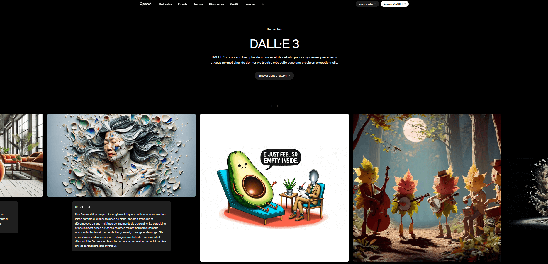 dall-e3 homepage dall-e3
