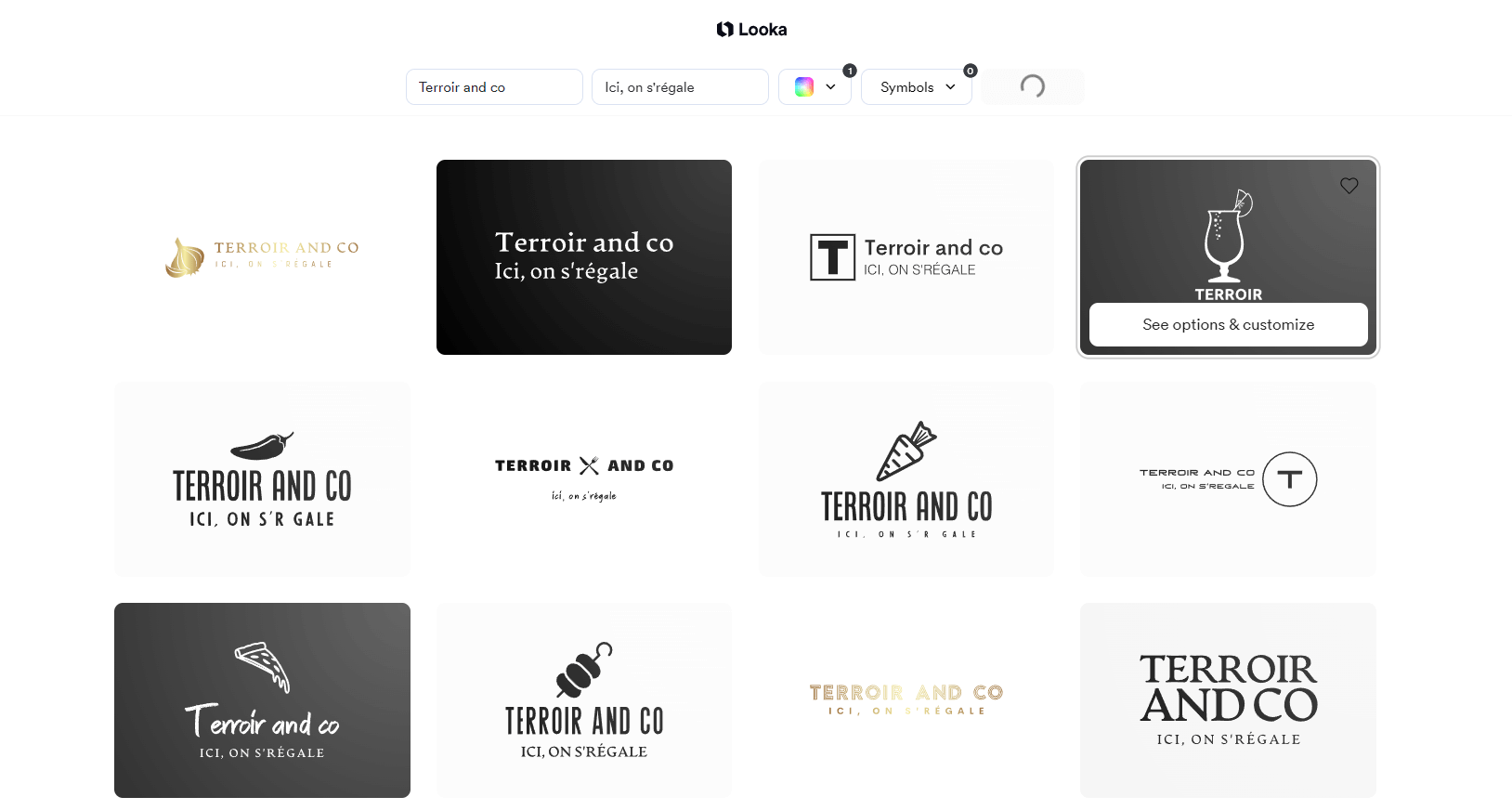 Générateur de logo IA : Exemples de logos créés avec Looka