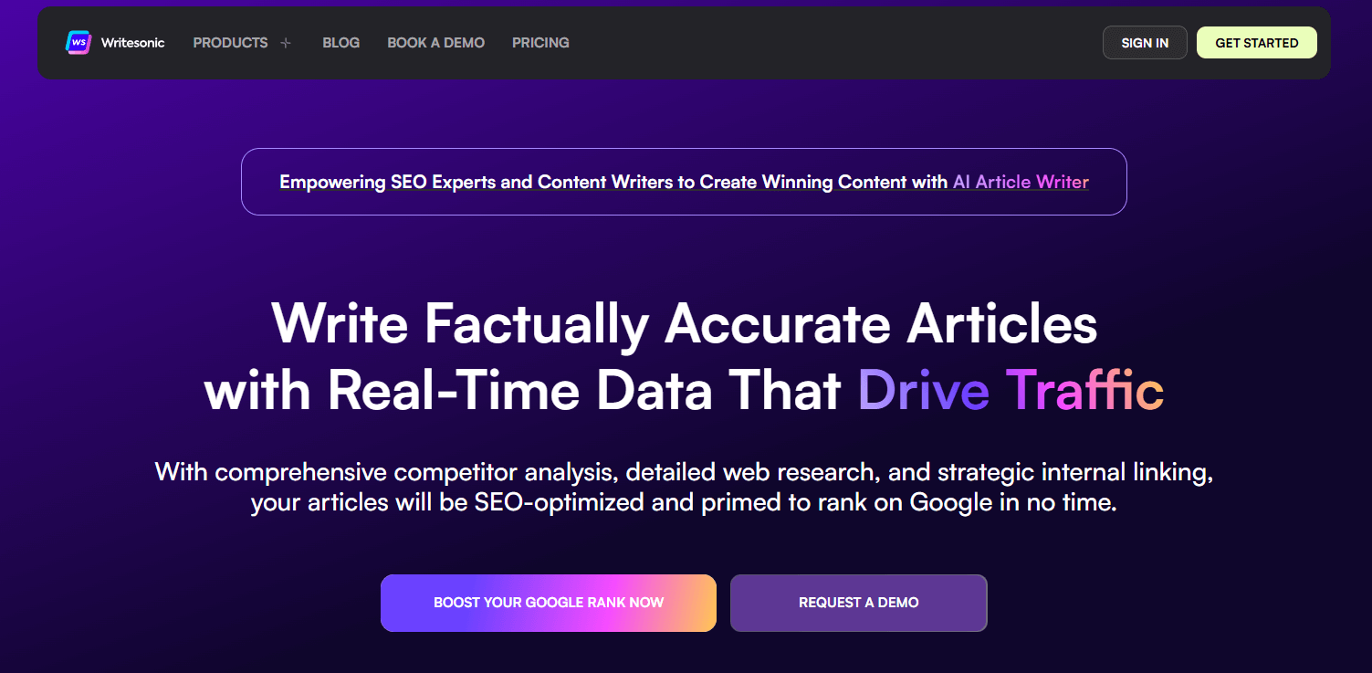 Writesonic Writesonic, AI title generator