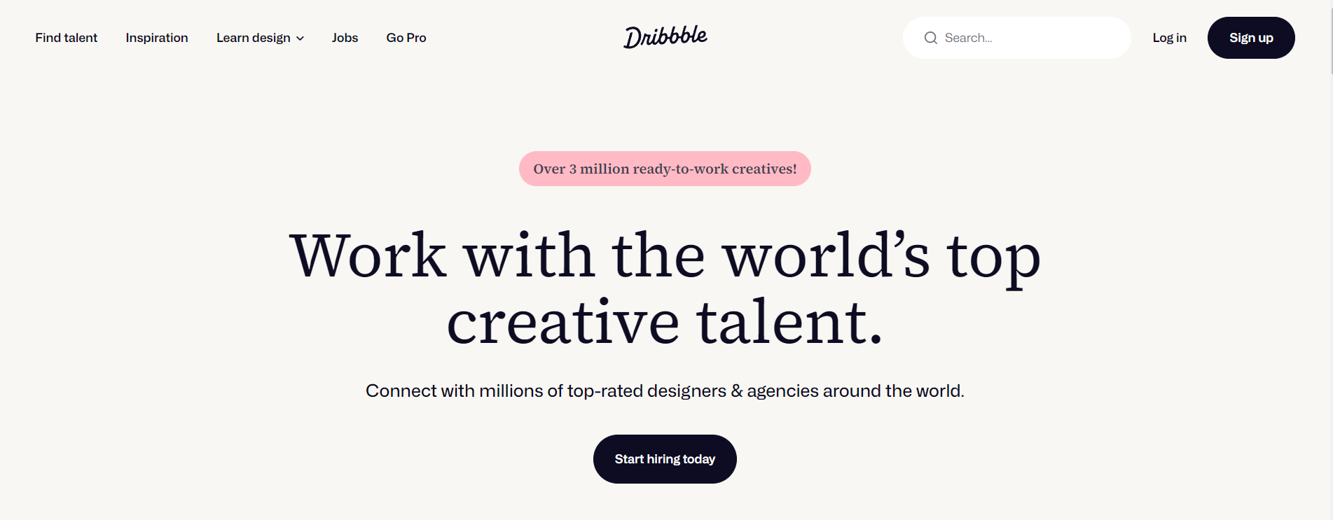 Growth Hacking : Dribble