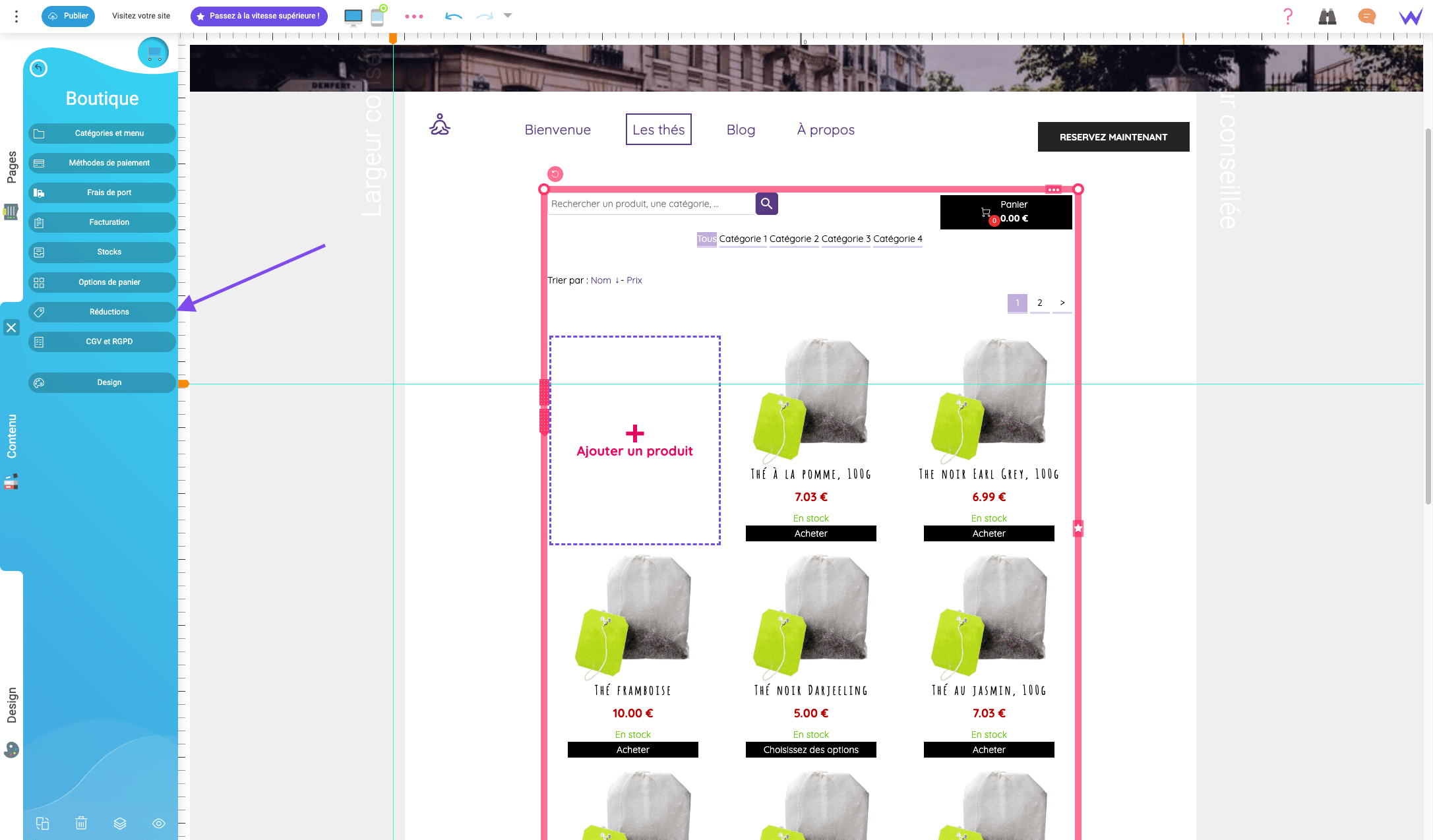 Site pour créer un site web Créer des réductions