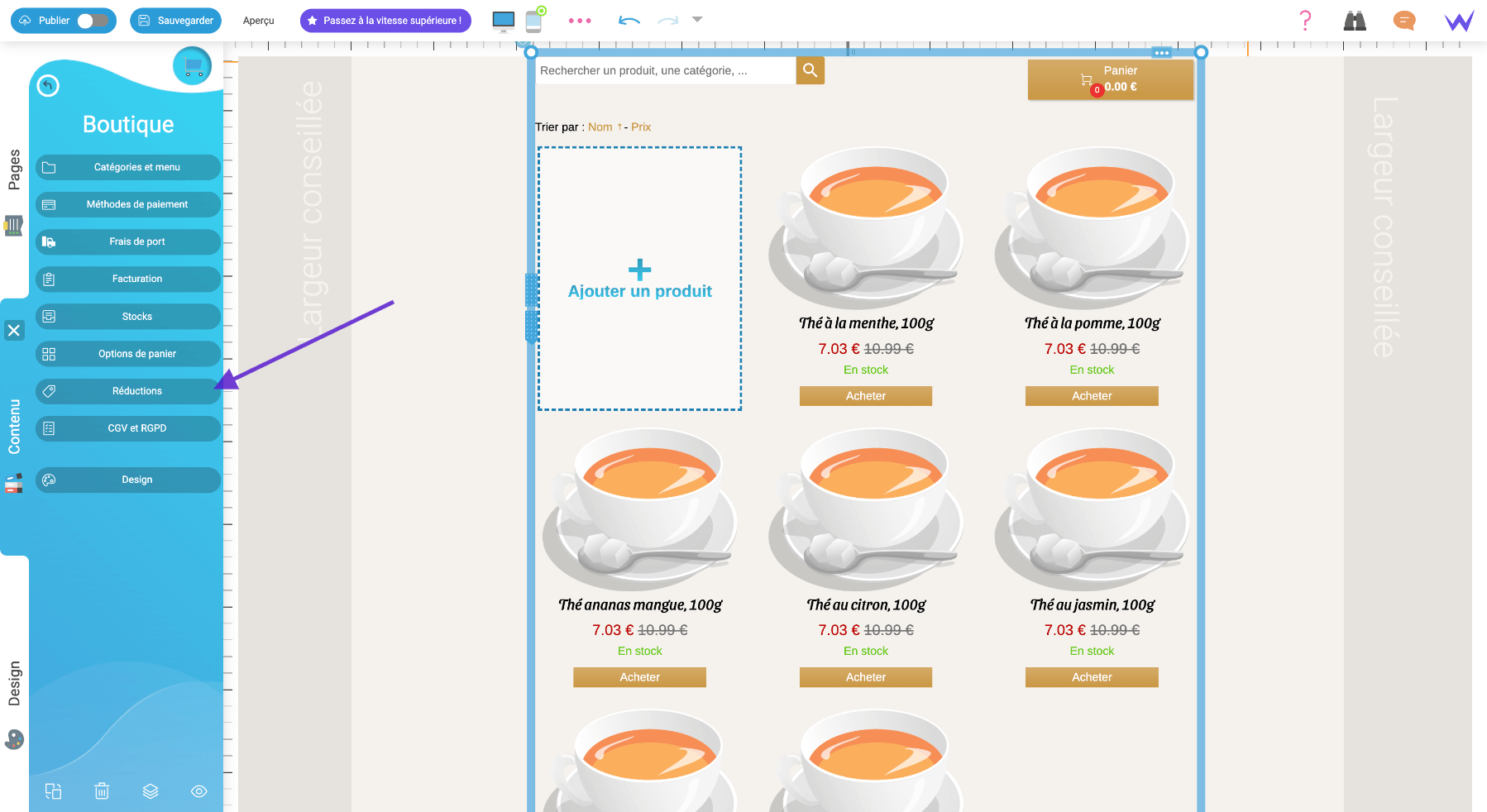 Créer un site ecommerce