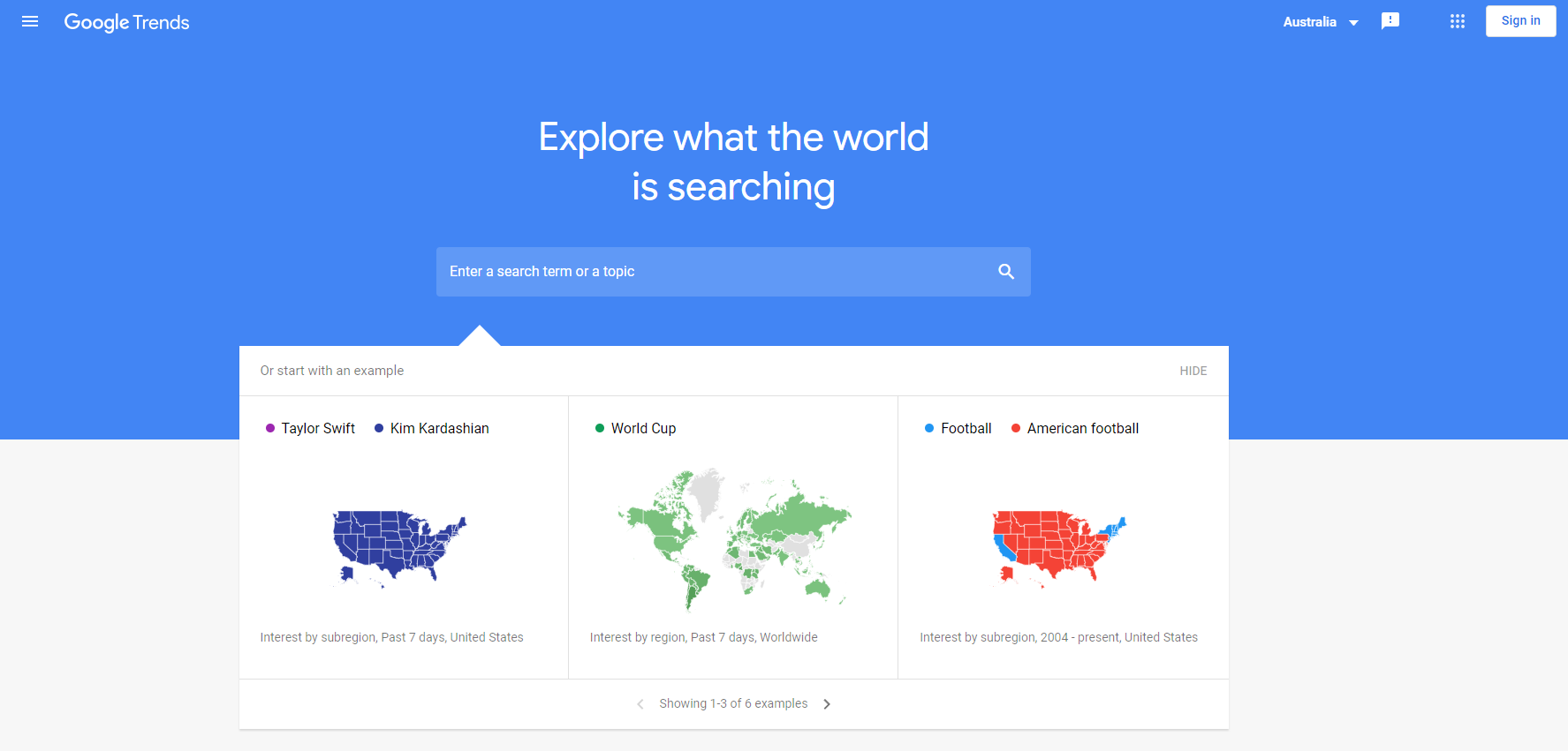 blog content ideas: google trends