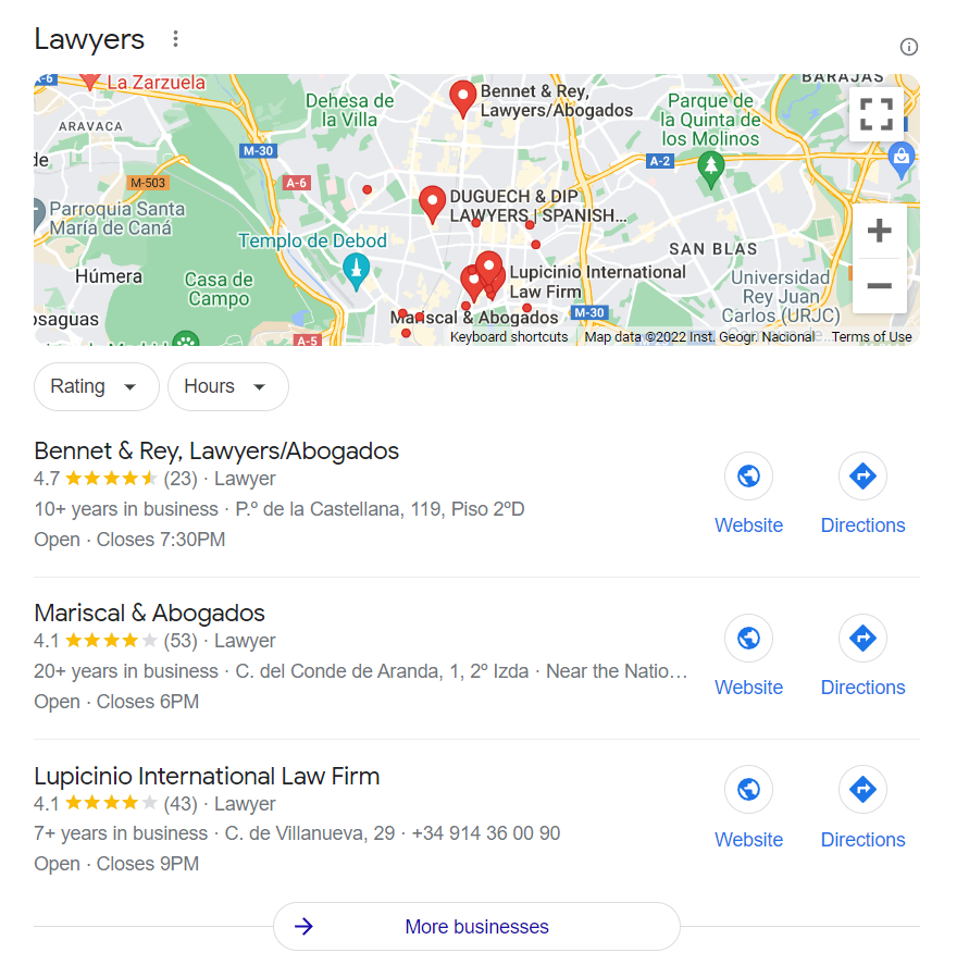 google local pack