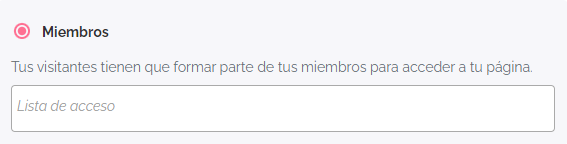 acceso reservado miembros