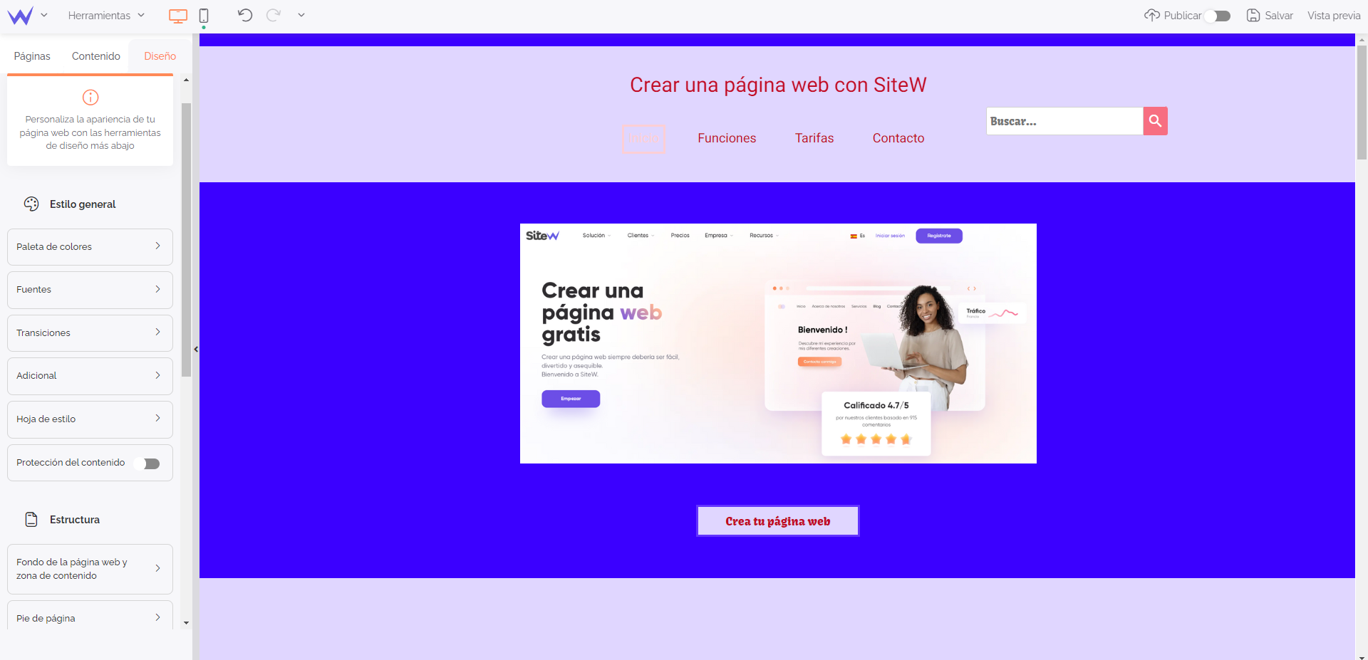 Cambiar las fuentes en un sitio web