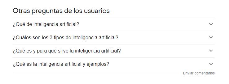 preguntas usuarios google